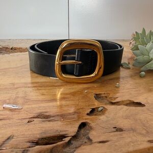 Madewell Gold Buckle Belt XXS